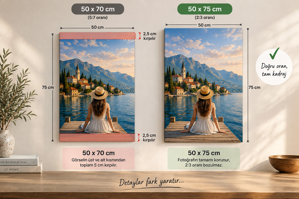 50x70 mi 50x75 mi? Fotoğraf Baskısında Doğru Tablo Ölçüsü Neden Önemlidir?
