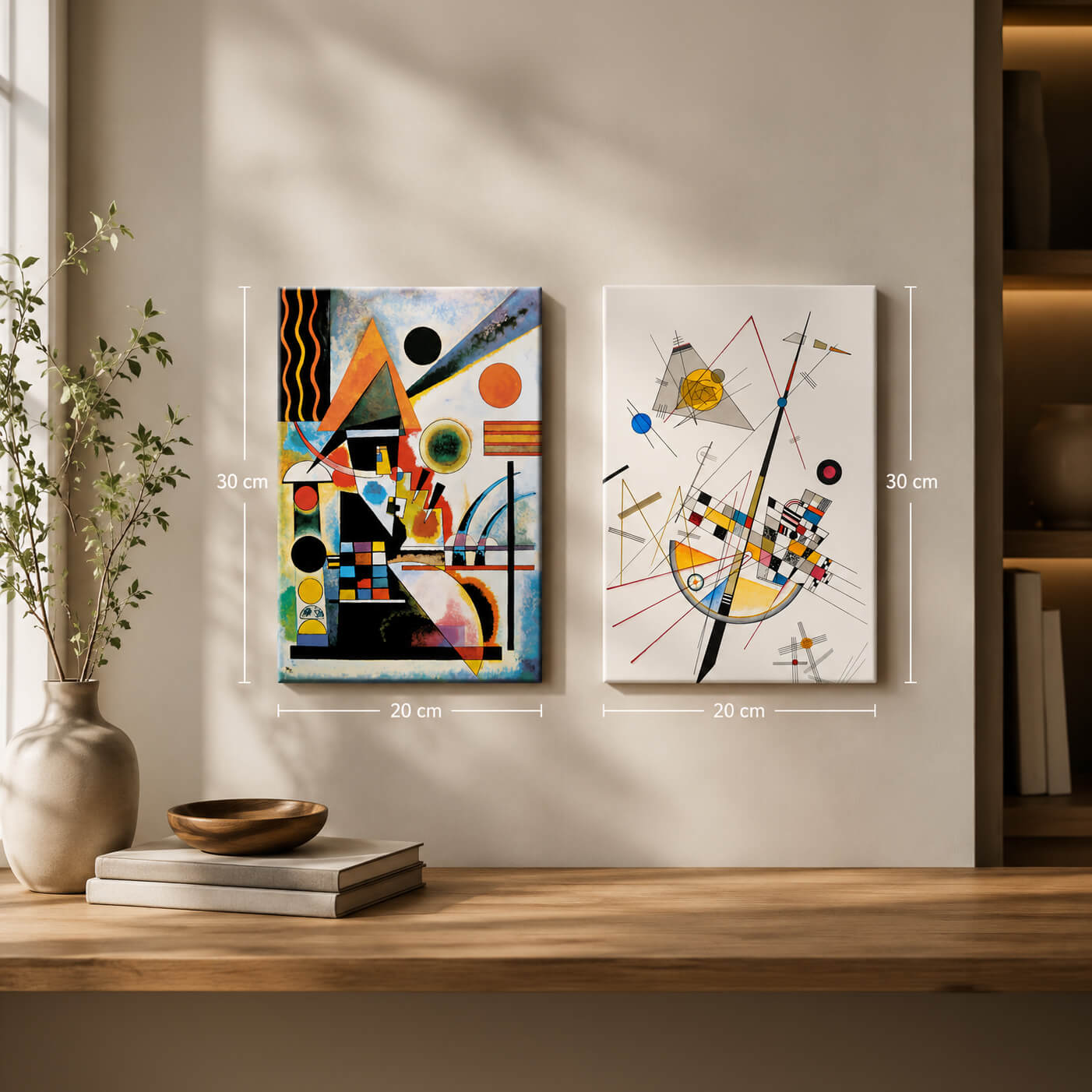 Kampanyalı Delicate Tension & Balancement Wassily Kandinsky Tabloları