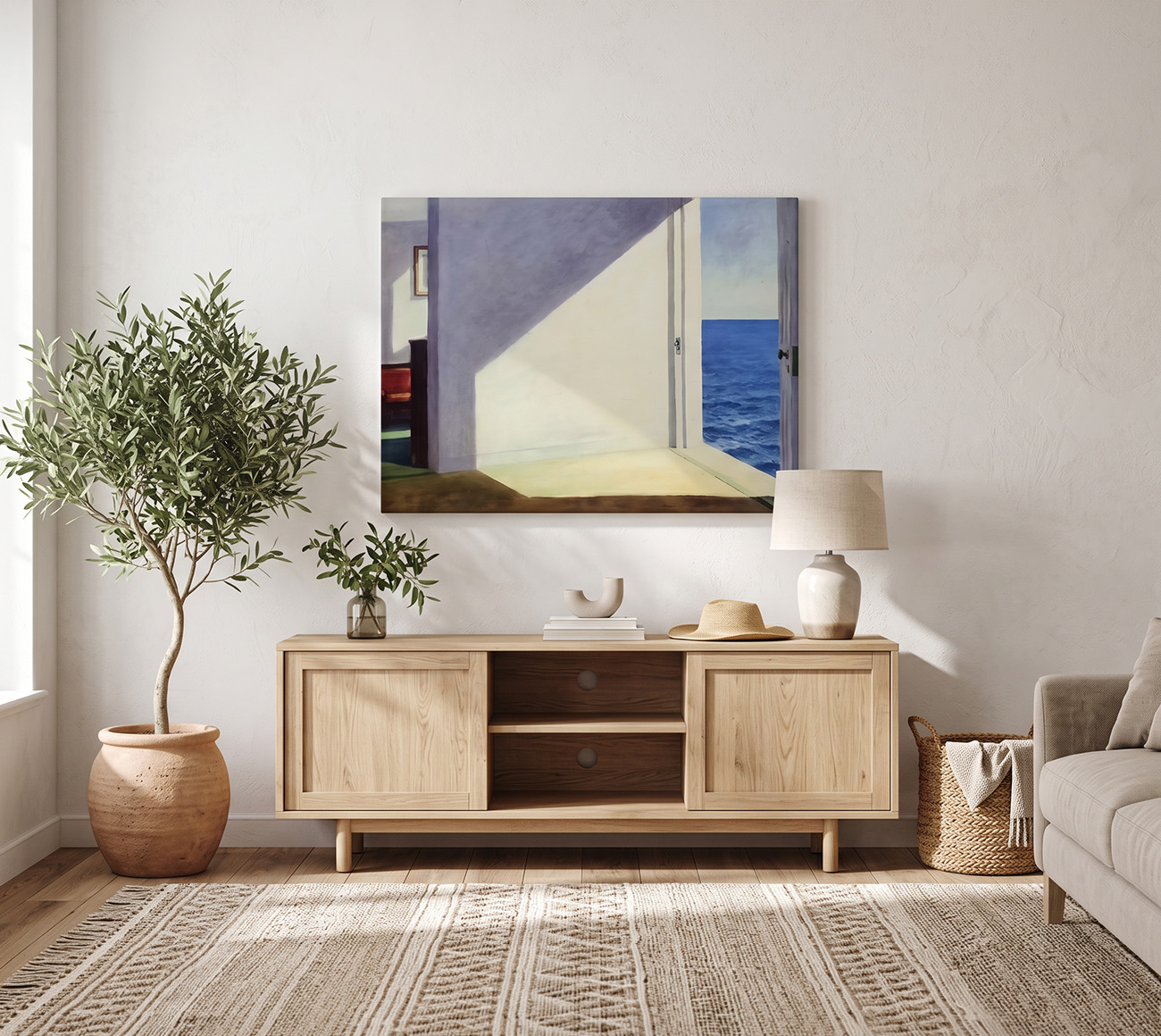 Denize Açılan Kapı Tablosu 60-45cm Sınırlı Sayıda